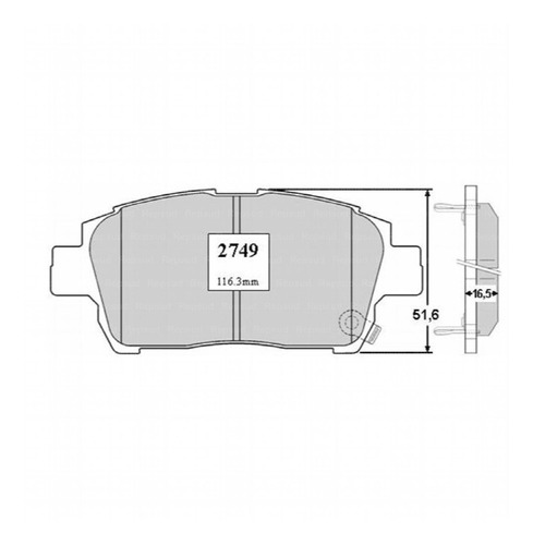 Pastillas Freno Great Wall M4 1.5 2016 Dohc Motor Gw4g15 16v