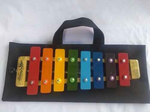 Xilofono Marimba 8 Notas De Colores W Carrasco