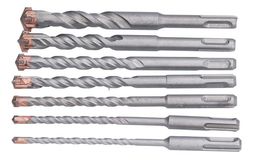Juego De 7 Brocas De Carburo Cementado De 3/8 Pulgadas