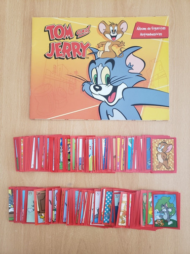 Álbum Figuritas Tom Y Jerry Con 168 Figus A Pegar Excelente