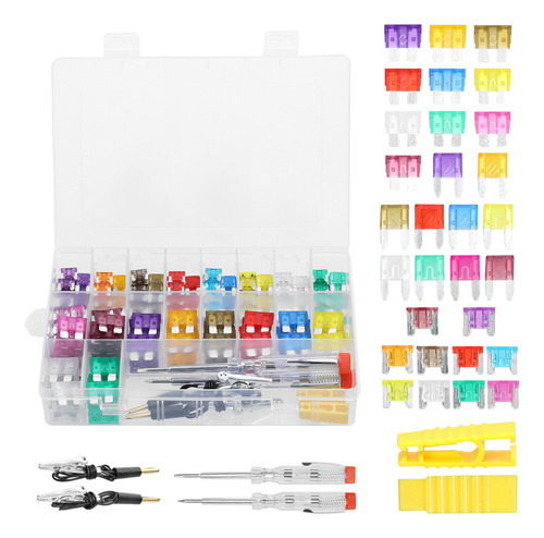 Kit De Fusibles 300pcs Con Caja Almacenamiento, Testers.me