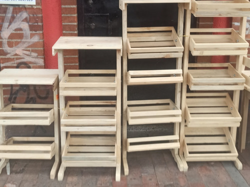 Imagen 2 de 2 de Verduleros O Fruteros En Madera