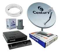 Comprar  Antena Parabólica Ku Century 75cm Midiabox B7 Cabo Lnbf 5g