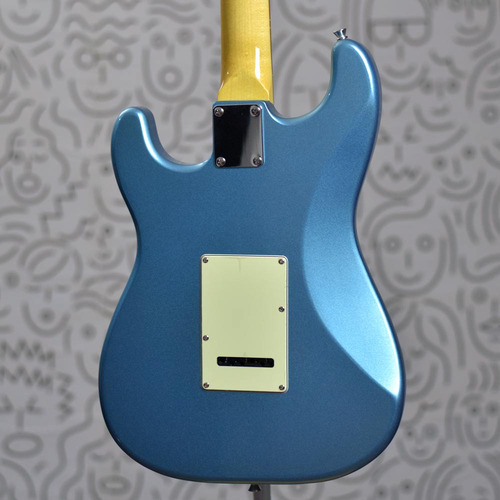 Guitarra Vintage V6 Reissued Stratocaster Candy Apple Blue