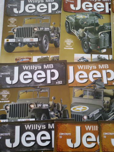 Lote De 25 Revistas Construye Tu Jeep Willys Mb. Solas