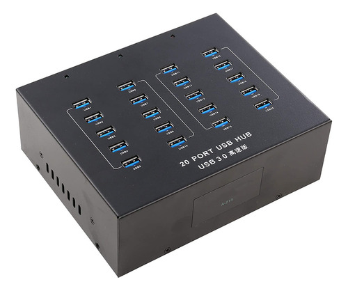 Uhppote A-213 Grado Industrial Usb 3.0 Hub 20 Puerto Transfe