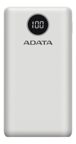 Banco De Poder Adata P20000qcd 20000 Mah Blanco