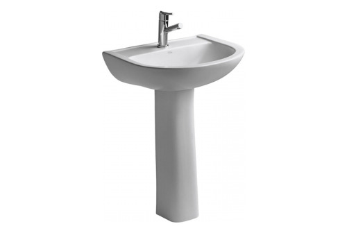 Bacha De  Baño Ferrum Bari 1 Ag Blanco Bar-lv-100-bl