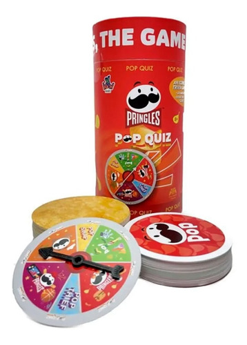 Juego De Mesa Lata Pringles Pop Quiz 320 Preguntas +8 Febo