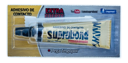 Imagen 4 de 6 de Pegamento Adhesivo De Contacto Extra Fuerte Suprabond 25ml