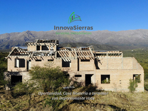 Oportunidad Propiedad En Venta Con Impresionante Vista, Los Pozos, Villa De Las Rosas, Traslasierra