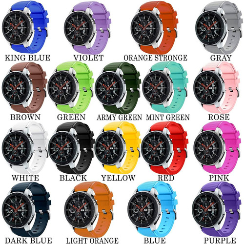 Combo 2 Correas Deportivas Para Galaxy Watch 46 Mm + Mica 