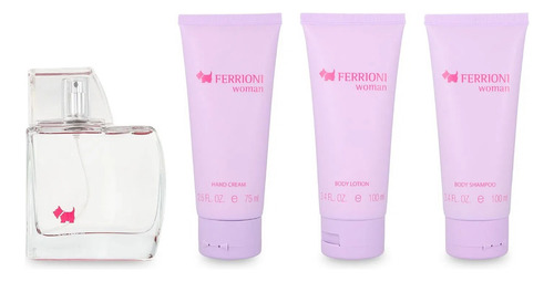 Perfume De Mujer Ferrioni® Woman 100 Ml Set 4pz