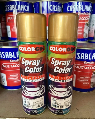 Spray Color Sherwinn Willamss Oro Metalizado 300 Ml Colorgin