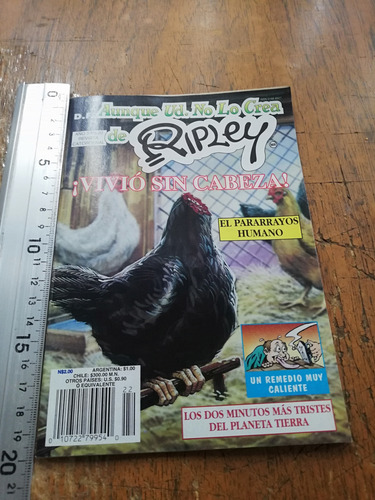 Revista Aunque Ud. No Lo Crea De Ripley N° 22 Octubre 1994 (Usado)