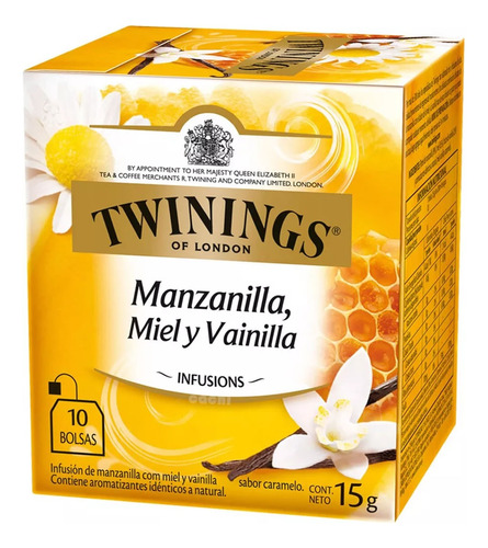 Te Twinings Manzanilla Miel Y Vainilla Caja X 10 Sobres