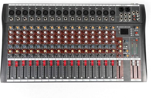 Mezclador De Audio Bluetooth Studio Interfaz De Sistema De E