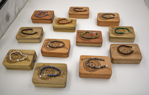 Pulsera De Plata Ojo De Tigre Piedras De Poder Signo Aries