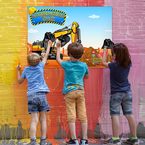 Ipartycool Juegos De Construcción, Pin The Bucket On The Exc