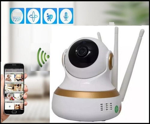 Camara Ip Wifi Hd Slot P/ Memoria Audio Infraroja App Yoosee