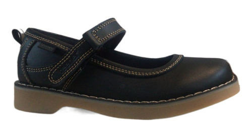 Zapato Escolar Cuero Niña Teener 316-6023 Negro