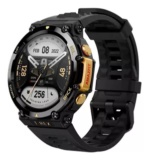 Amazfit T-rex 2 Dorado Color De La Caja Astro Black/gold Color De La Correa Astro Black/gold Color Del Bisel Astro Black/gold