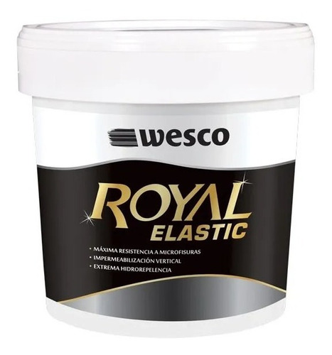 Pintura Royal Elastomerico Blanco Caneca Wesco