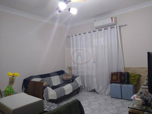 Apartamento Térreo, Com 2 Dormitórios , 1 Wc Vaga Demarcada, À Venda, 66 M² Por R$ 320.000 - Marapé - Santos/sp - Ap10541