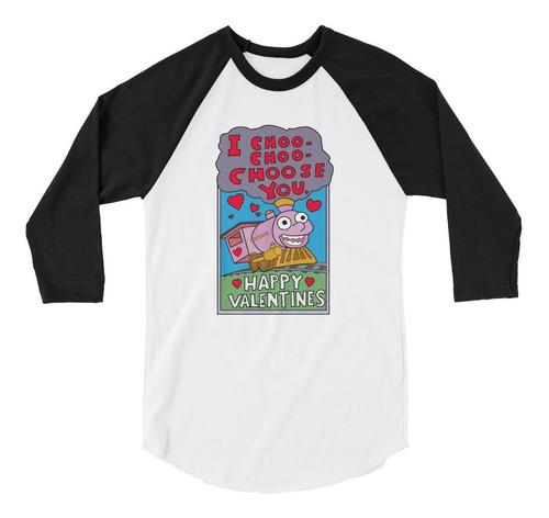 Playera Raglan 3/4 Yo Te Elijo Los Simpson