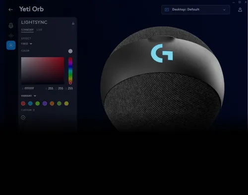 Logitech G Yeti Orb Micrófono Condensador Rgb Color Negro