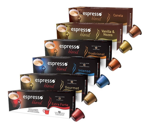 Kit Completo Espresso Blend Cápsulas Para Nespresso