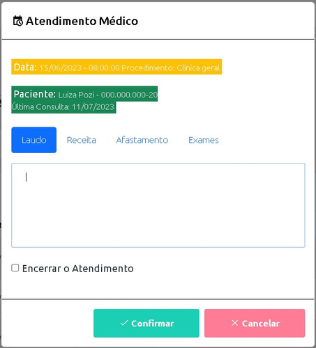 Sistema Consultórios Delphi - Intraweb