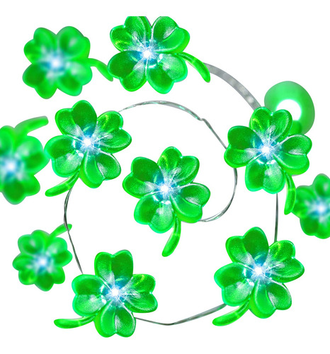 Luces Shamrocks. Decoraciones Para El Día De San Patricio, 1