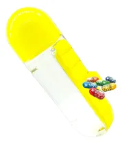 Comprar Pastillero Semanal Botella  Agua Pildoras Organizador 2 En 1