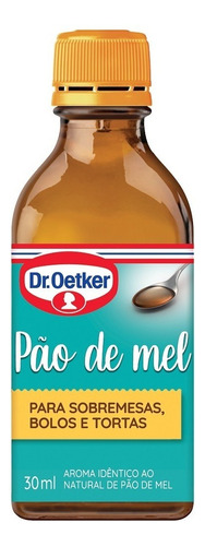 Essência Aroma De Pão De Mel Para Sobremesas Dr Oetker 30ml