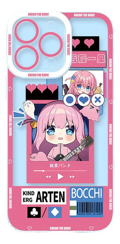 Funda Anime Bocchi The Rock Para iPhone 15, 14, 13, 12, 11