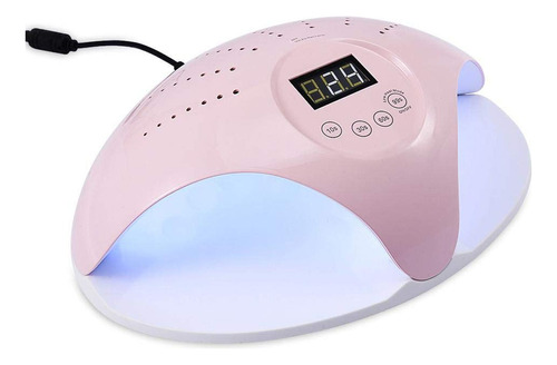 Lámpara De Uñas Doble Cabina Uv Led 48w P/secado Profesional