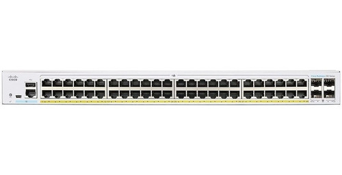 Imagen 2 de 5 de Switch Cisco 48 Puertos Ge, Poe, 4x1g Sfp