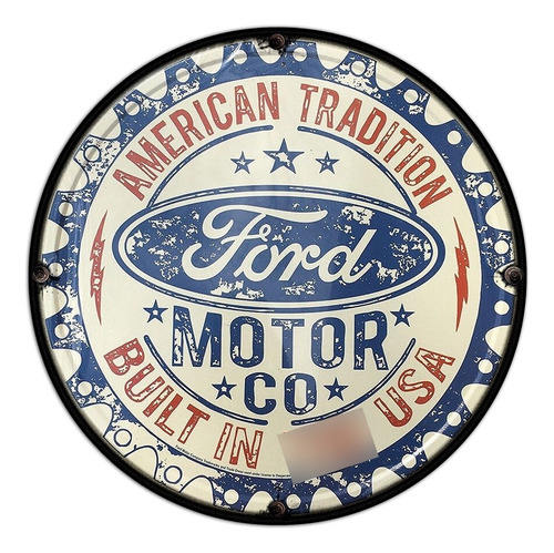 #597 - Cuadro Decorativo Vintage - Ford Publicidad No Chapa