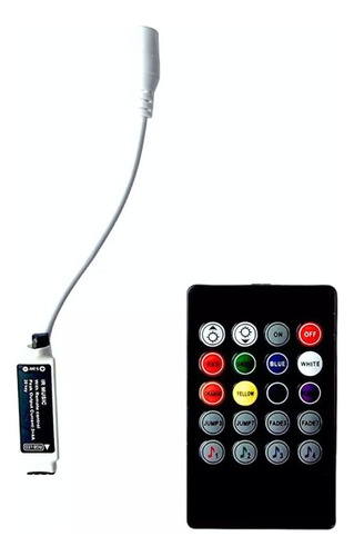 Controlador Rgb Musical Audioritmico Cinta Led Luz 