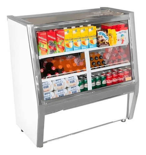 Balcão Refrigerado Pop 1,00 Mt Vidro Reto Refrigel