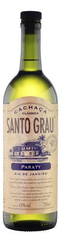 Cachaça Santo Grau Clássica Paraty Garrafa 750ml