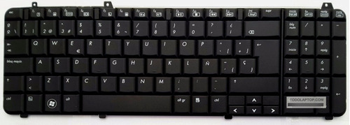 Teclado Hp Dv6-1000  Dv6-2000 Us Original 