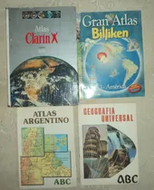 Comprar Atlas Billiken + Atlas Clarin +atlas Abc +geografia Abc