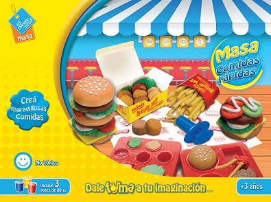 Juego De Masas Comida Rápida El Duende Azul 6352