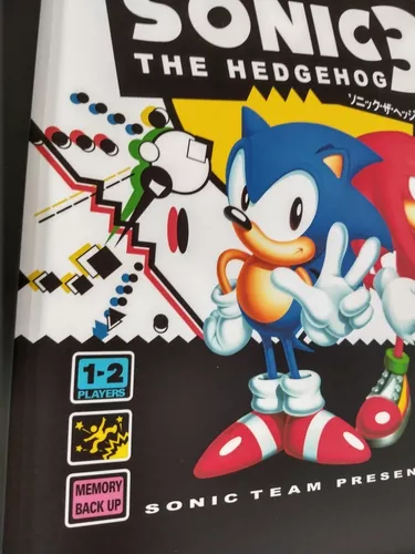 Quadro Capa Sonic The Hedgehog 2 Jp - Mega Drive - 33 X 45cm