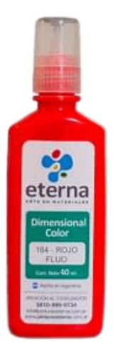 Dimensional Color Eterna 40ml En La Plata Color del óleo 23 Rojo Fuego