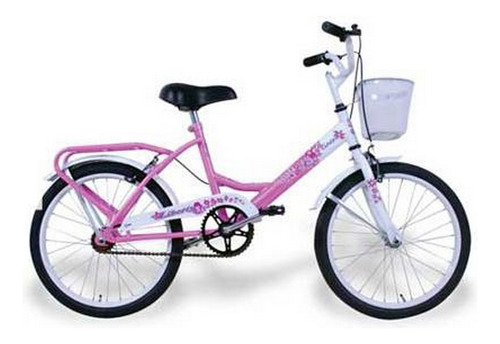 Bicicleta Rodado 20 Saya Rosa Canasto Ploppy.6 126006