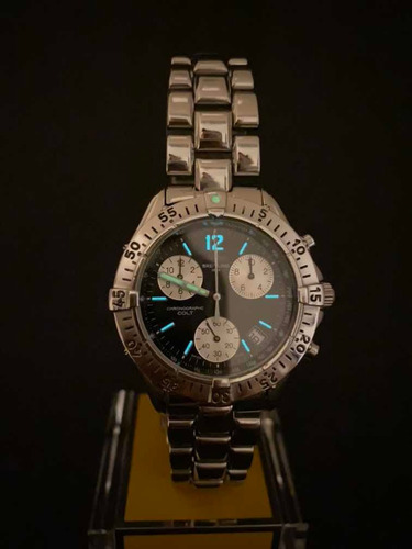 Relógio Breitling Chrono Colt Dial Preto A53035 38mm