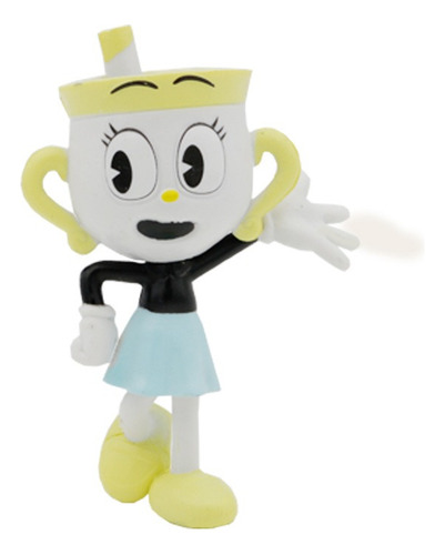6pcs Cuphead Mugman Figura Juguete Modelo Navidad Regalo